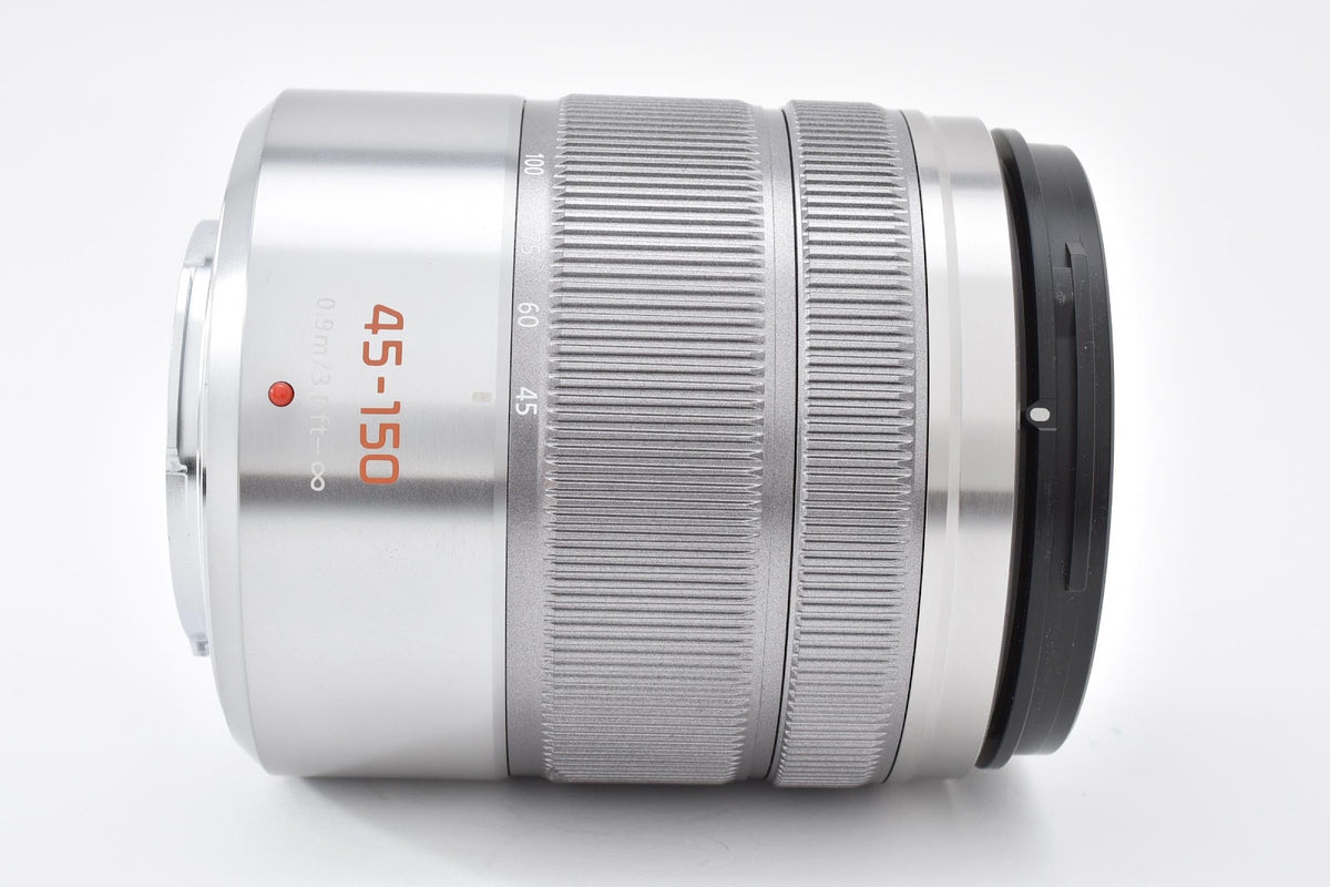 ★美品★ パナソニック Panasonic LUMIX G VARIO 45-150MM F4.0-5.6 ASPH./MEGA O.I.S. シルバー ズームレンズ ★ #9088
