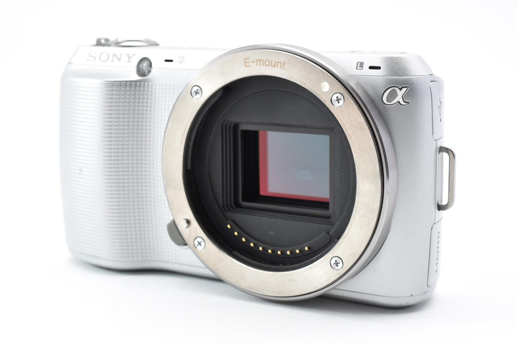 ★良品ショット数17,778回★ ソニー SONY NEX-C3 ボディ シルバー 1620万画素 ミラーレス一眼 ★ #8868