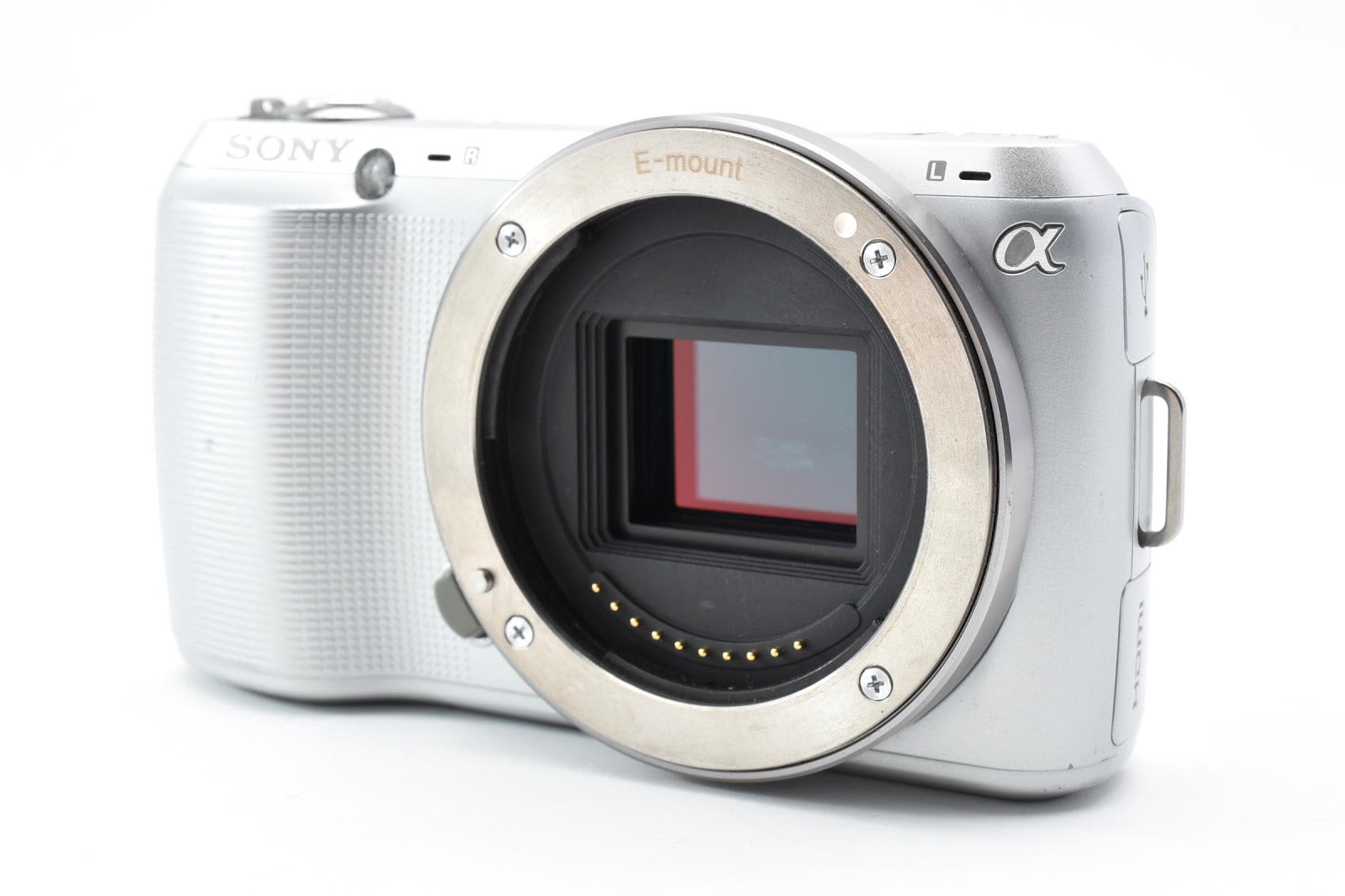 ★良品ショット数17,778回★ ソニー SONY NEX-C3 ボディ シルバー 1620万画素 ミラーレス一眼 ★ #8868