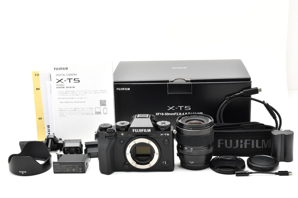 ★極上品ショット数338回★ フジフイルム FUJIFILM X-T5 XF16-50MMF2.8-4.8 R LM WR レンズキット ブラック デジタル一眼カメラ ★ #9331