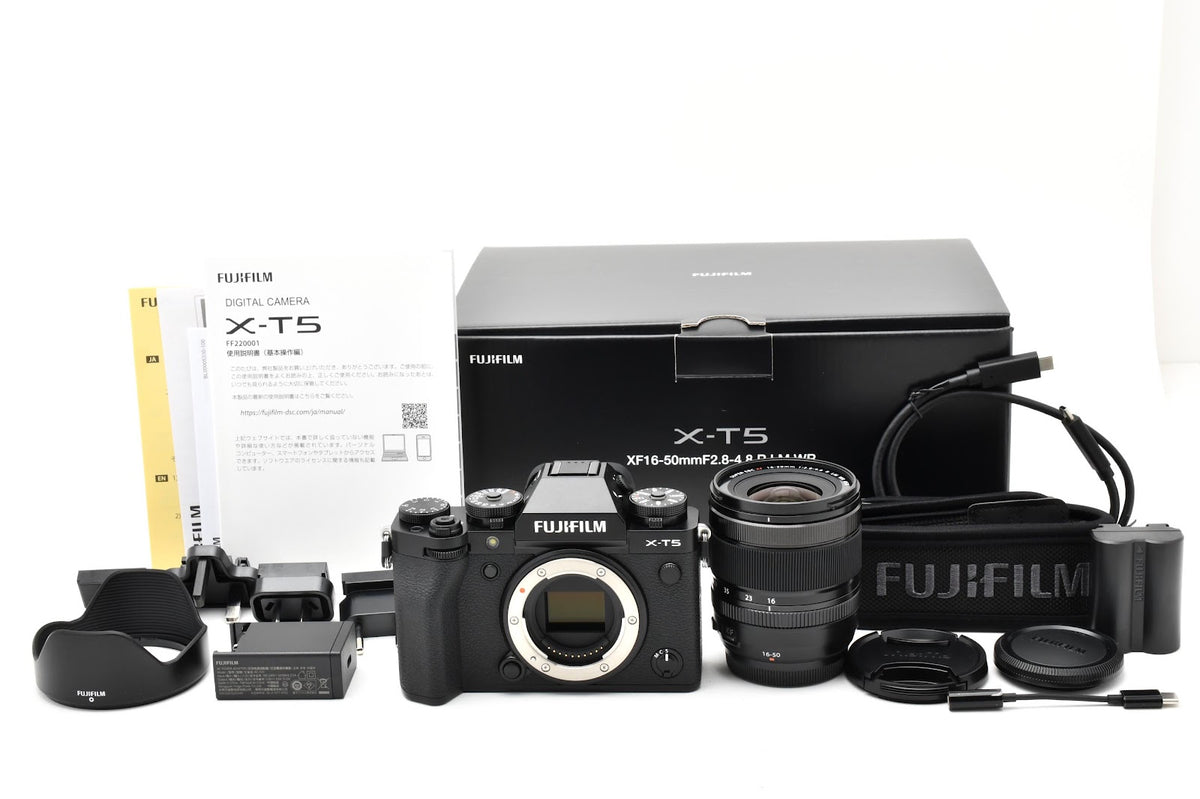 ★極上品ショット数338回★ フジフイルム FUJIFILM X-T5 XF16-50MMF2.8-4.8 R LM WR レンズキット ブラック デジタル一眼カメラ ★ #9331