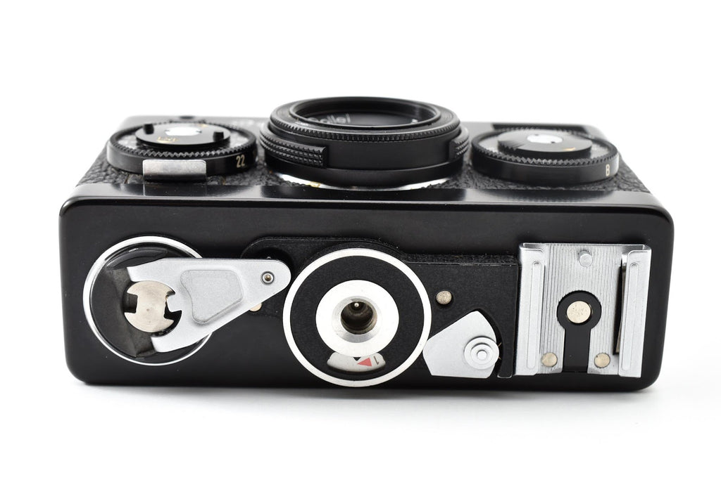 ★美品★ ローライ Rollei 35T 40MM F3.5 (テッサー) ケース ストラップ付 薄クモリ写りに影響なし フィルムカメラ ★ #9259
