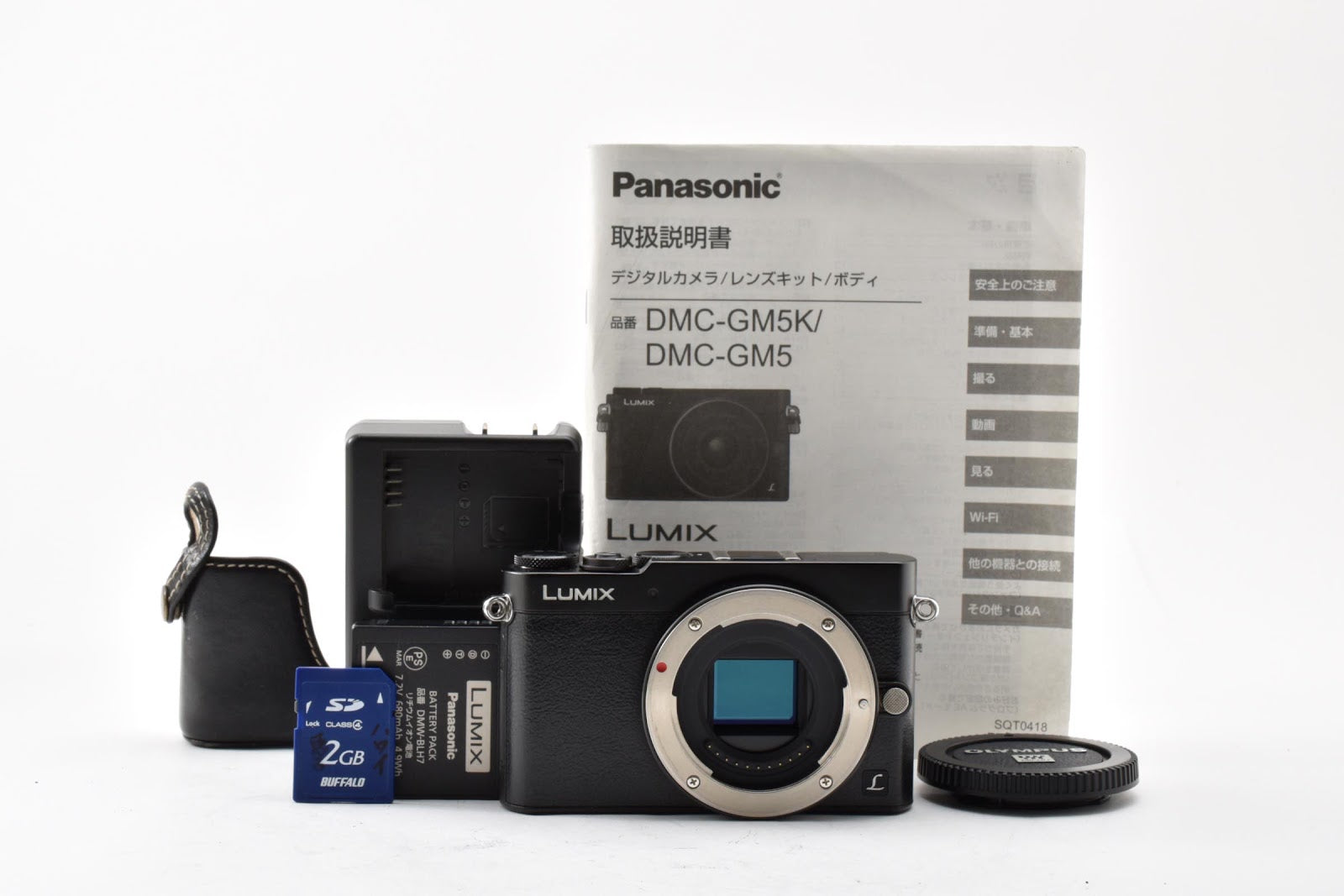 ★美品ショット数4372回★ パナソニック Panasonic DMC-GM5 ブラック ミラーレス一眼 ボディ  ★ #8881
