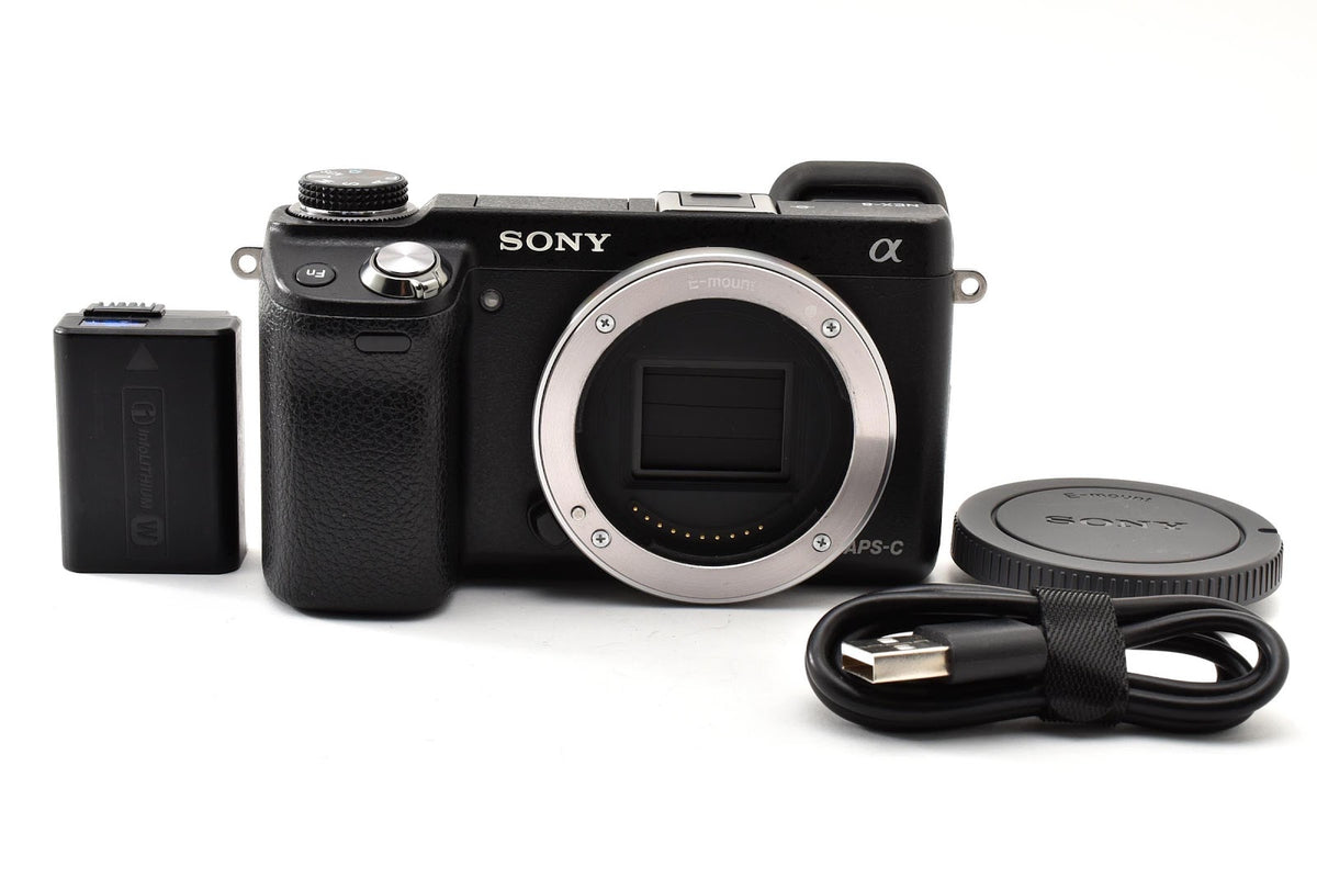 ★良品★ ソニー SONY NEX-6 ボディ ミラーレス一眼 充電ケーブル付き 動作良好 ★ #9311
