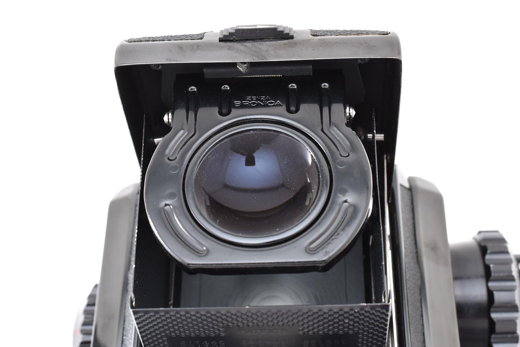 ★良品★ ゼンザブロニカ ZENZABRONICA S2 ブラック 中判フィルムカメラ + NIKKOR-P 75mm F2.8 ★ #8845