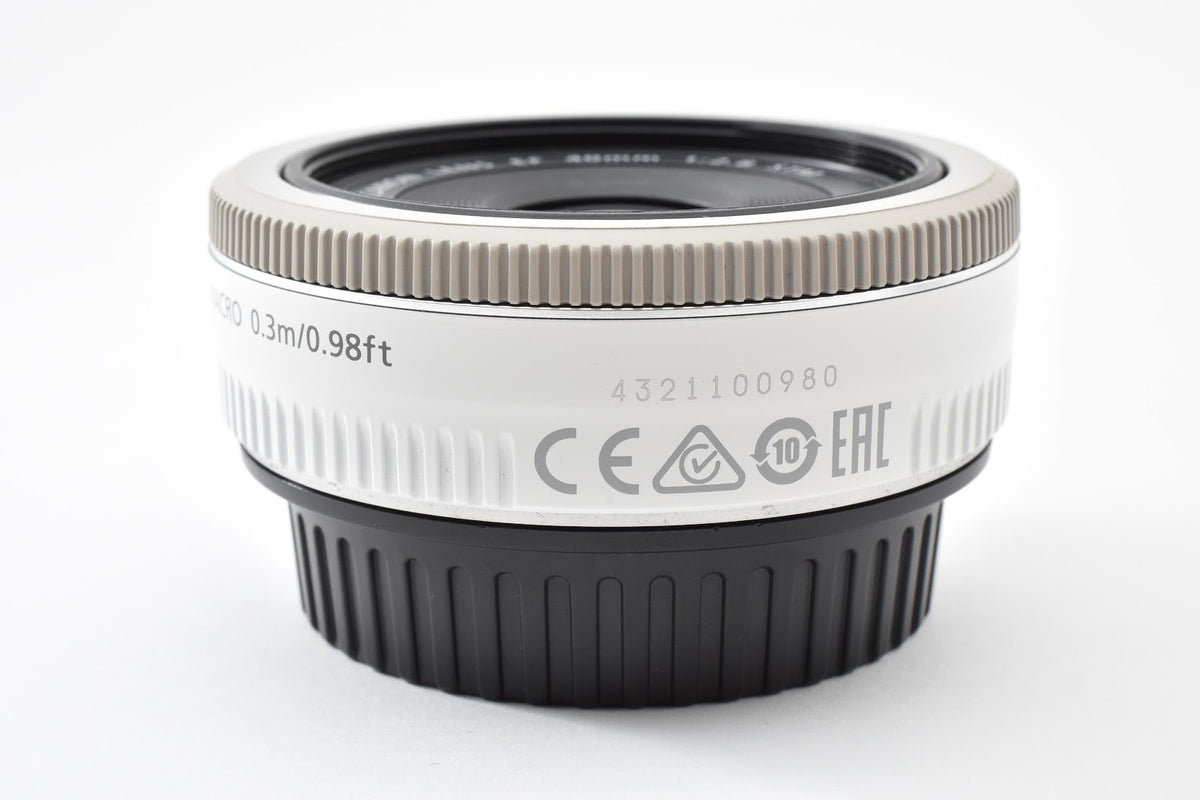 ★美品★ キヤノン CANON EF 40MM F2.8 STM ホワイト 単焦点レンズ ★ #9195