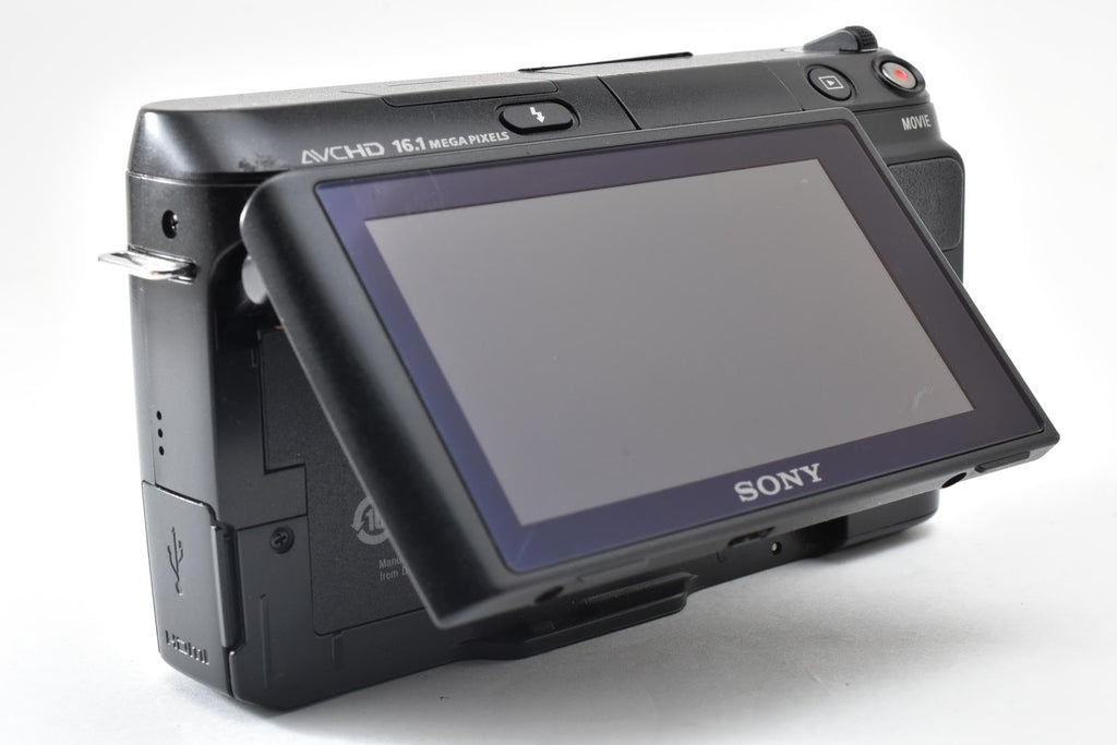 ★美品★ ソニー SONY NEX-F3 ショット数1,025回 ボディ ブラック デジタルカメラ [1610万画素] ★ #9156