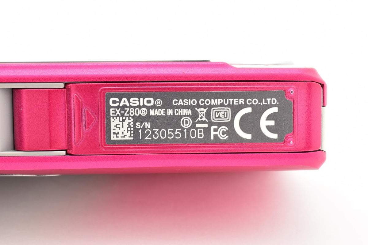 ★良品★ カシオ CASIO EX-Z80 ビビットピンク 810万画素 デジタルカメラ ★ #9449