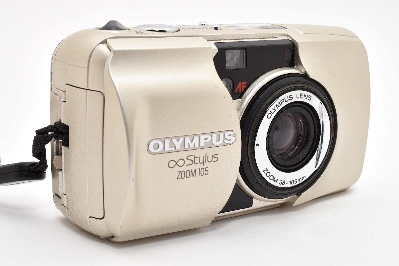 ★現状品★ オリンパス Olympus ZOOM 105 STYLUS コンパクトフィルムカメラ 通電 シャッター フラッシュ作動 ★ #8764