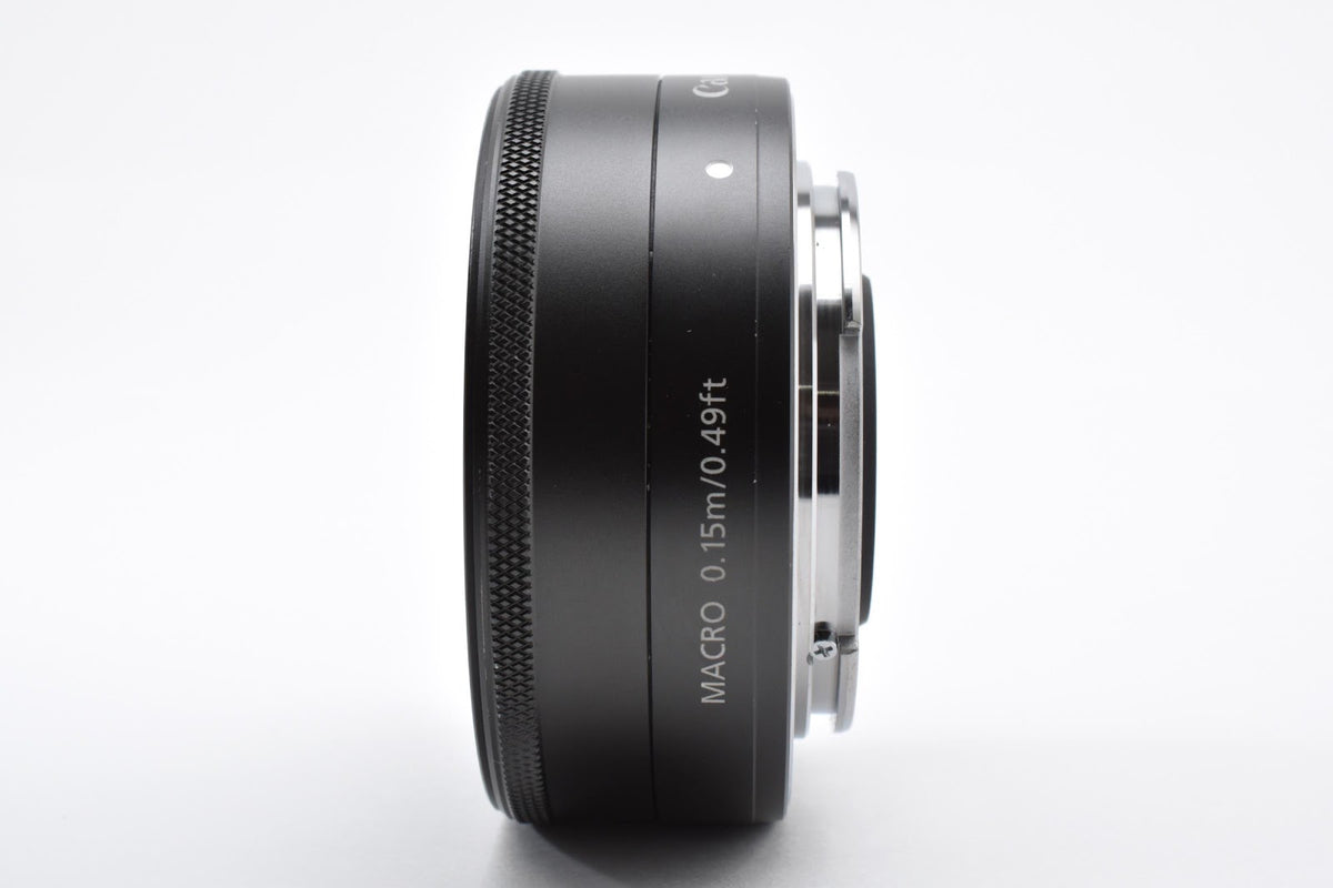 ★美品★ キヤノン CANON EF-M 22MM F2 STM ブラック 交換レンズ ★ #9286