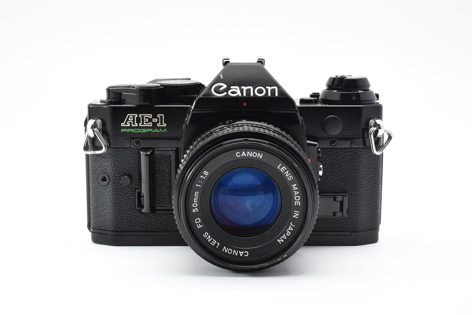 ★良品★ キヤノン CANON AE-1 PROGRAM ボディ NEW FD 50MM F1.8 シャッター鳴きなし ★ #8778