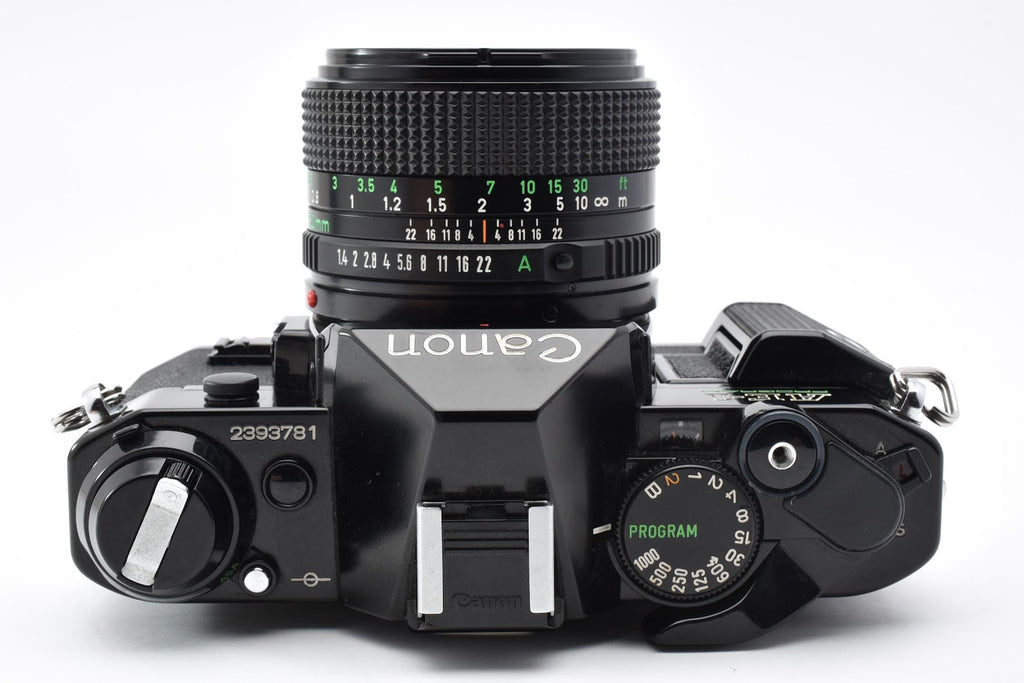 ★美品★ キヤノン CANON AE-1 PROGRAM ボディ ブラック NEW FD 50MM F1.4 フィルムカメラ ★ #8905