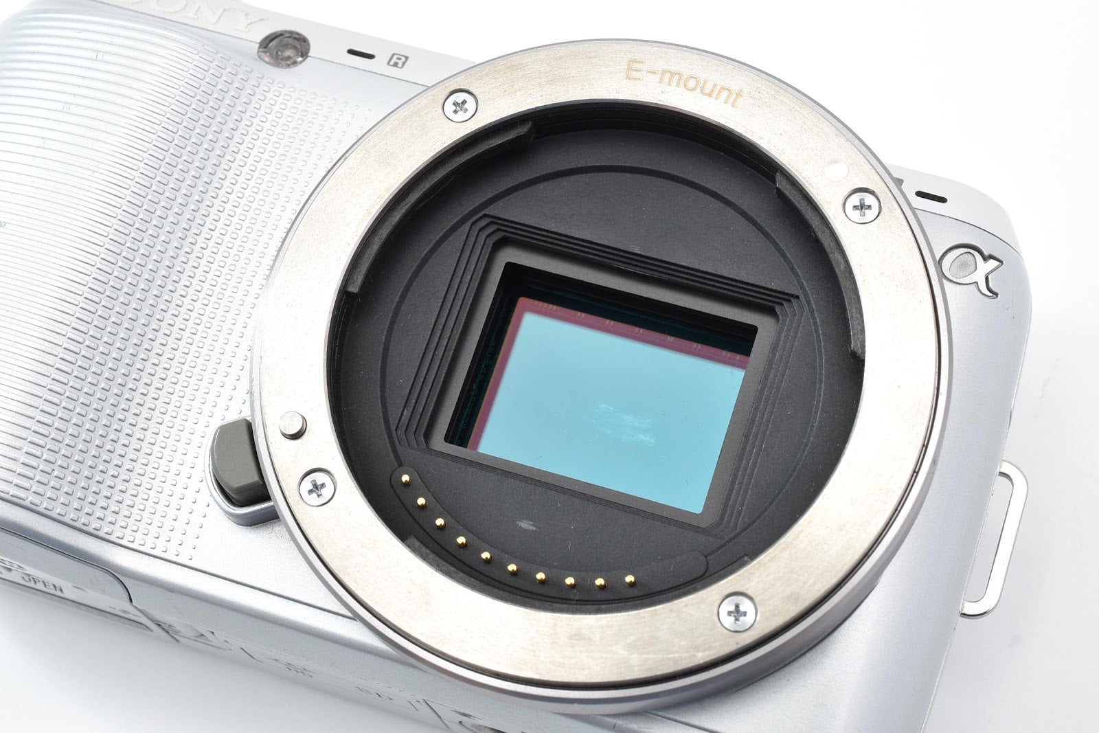 ★良品ショット数17,778回★ ソニー SONY NEX-C3 ボディ シルバー 1620万画素 ミラーレス一眼 ★ #8868