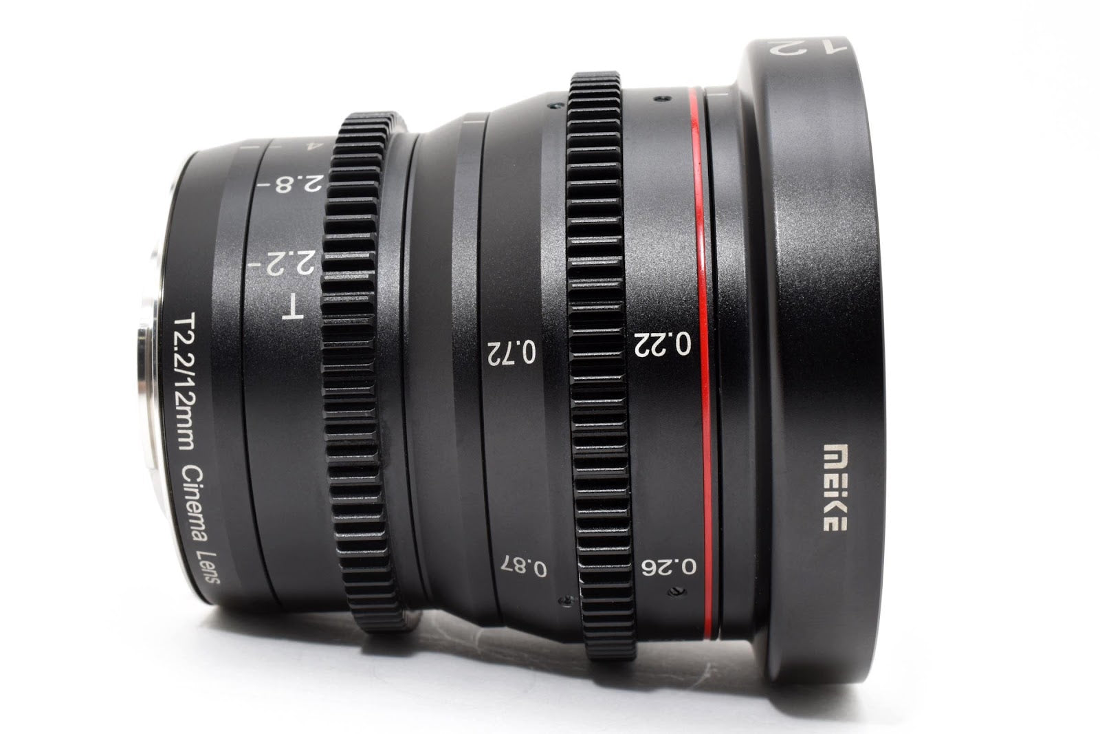 ★美品★ メイケ Meike MK-12MM T2.2 (マイクロフォーサーズ用) 純正ケース付き 交換レンズ 美品 ★ #8712