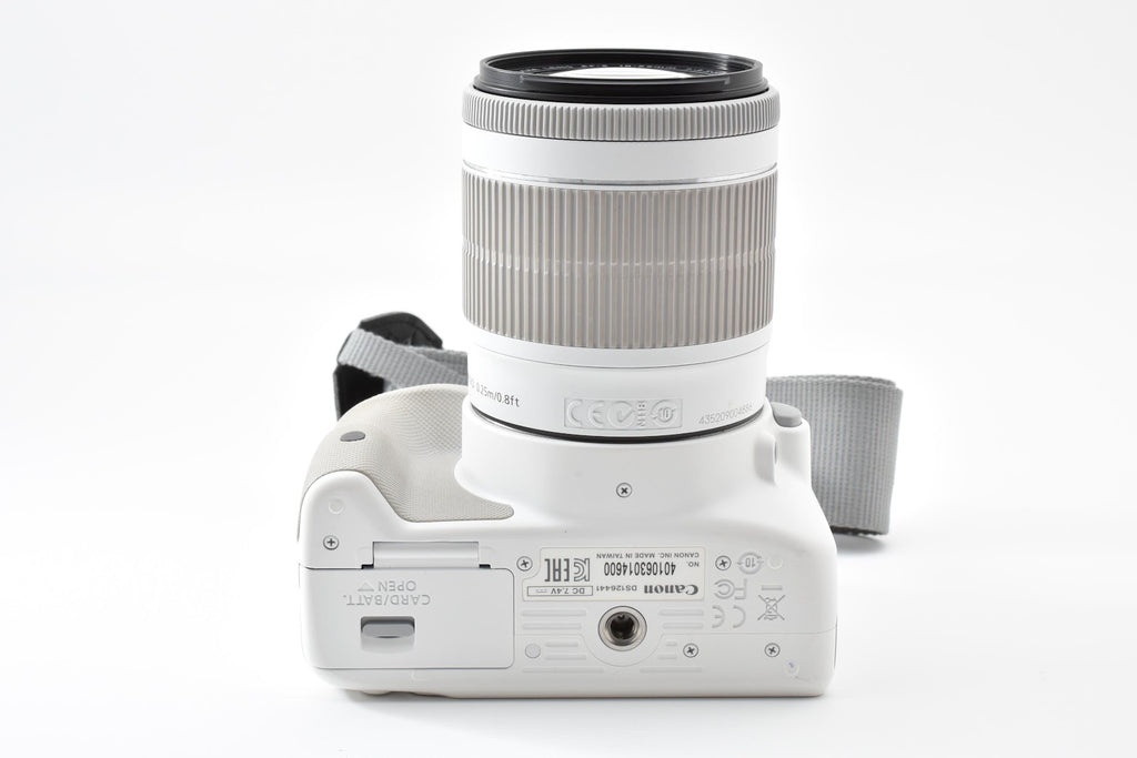 ★美品★ キヤノン CANON ショット数5390回 EOS KISS X7 18-55MM レンズセット ホワイト デジタル一眼レフ ★ #9194