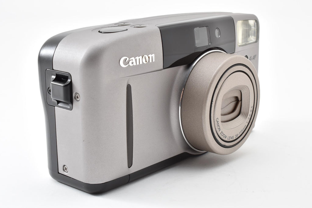 ★美品★ キヤノン CANON AUTOBOY S 38-115MM F3.8-8.5 (スーパー) チタン カラー フィルムコンパクトカメラ ★ #9183