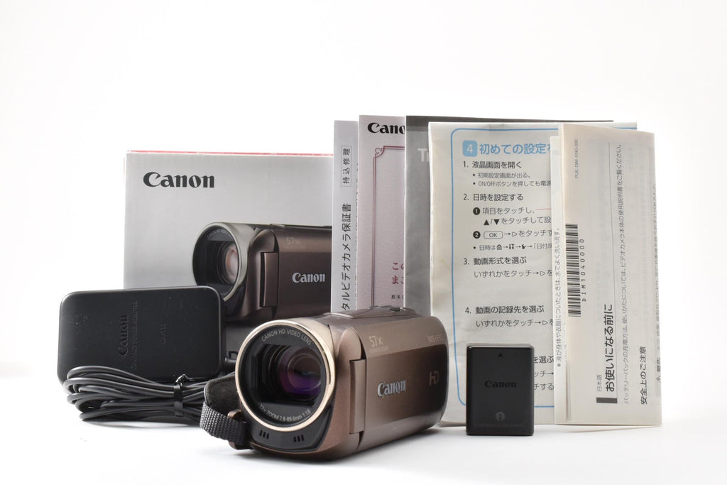 ★美品★ キャノン CANON IVIS HF R52 ブラウン デジタルビデオカメラ 元箱付き ★ #8991