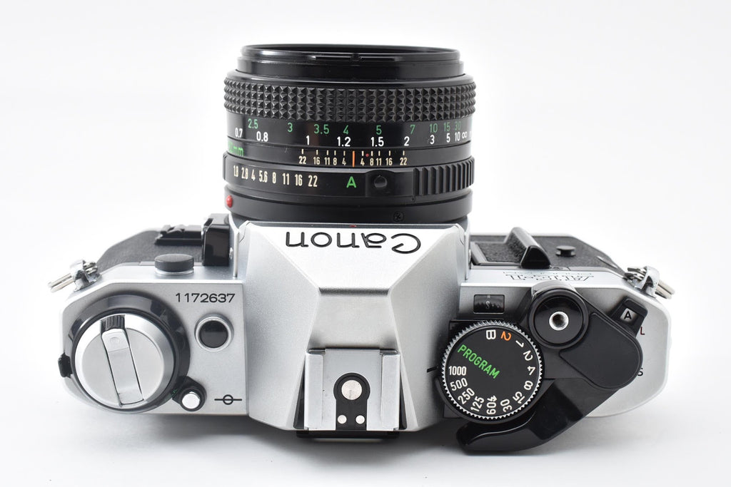 ★良品★ キヤノン CANON AE-1 PROGRAM ボディ シルバー 一眼レフフィルムカメラ ★ #8976