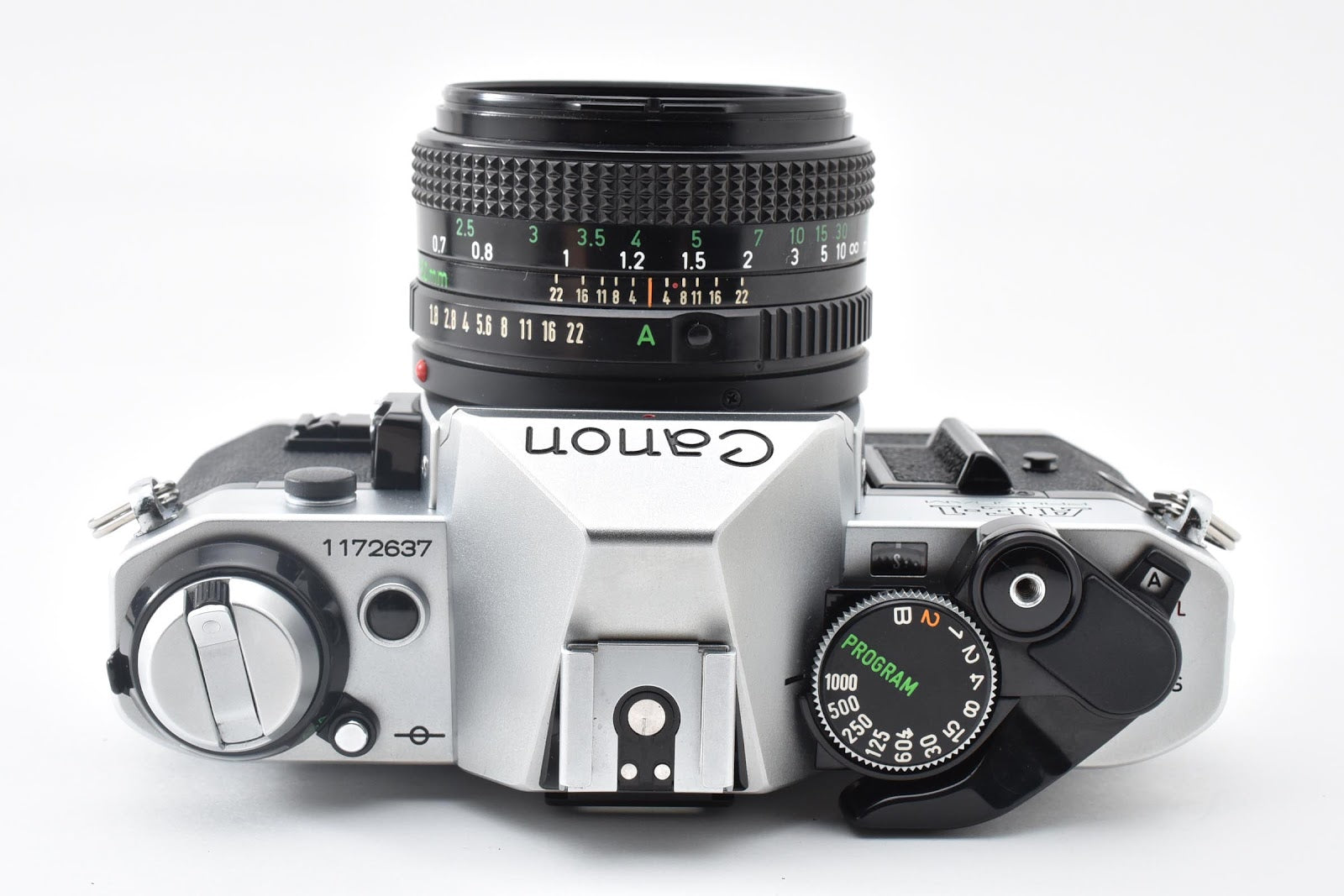 ★良品★ キヤノン CANON AE-1 PROGRAM ボディ シルバー 一眼レフフィルムカメラ ★ #8976