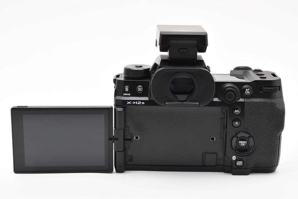 ★良品★ フジフイルム FUJIFILM ショット数15,090回 X-H2S ボディ  EF-X8 充電ケーブル付き デジタルカメラ ★ #9251