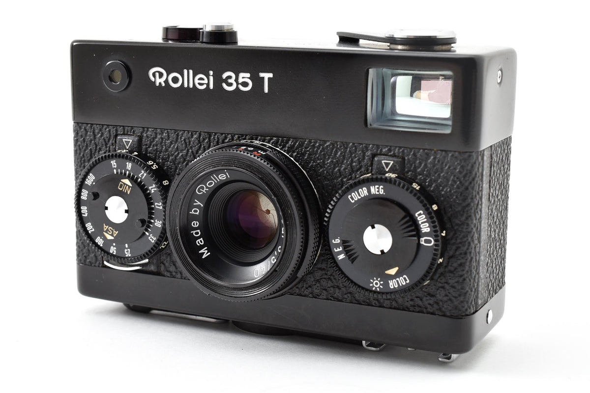 ★美品★ ローライ Rollei 35T 40MM F3.5 (テッサー) ケース ストラップ付 薄クモリ写りに影響なし フィルムカメラ ★ #9259