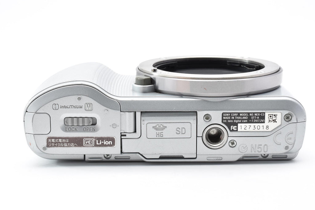 ★良品ショット数17,778回★ ソニー SONY NEX-C3 ボディ シルバー 1620万画素 ミラーレス一眼 ★ #8868