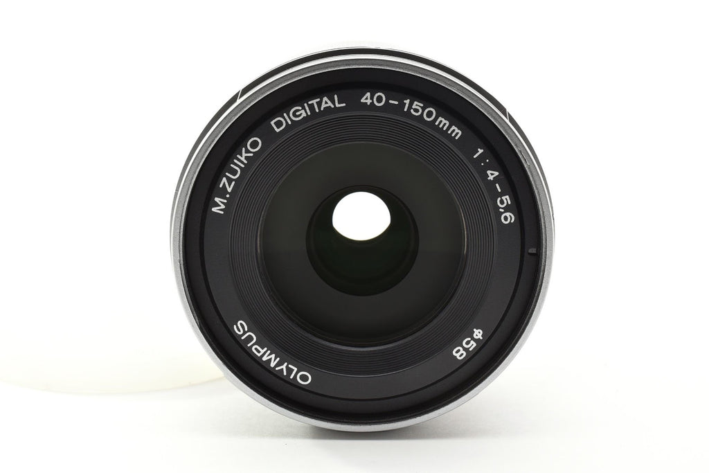 ★良品★ オリンパス Olympus M.ZUIKO DIGITAL ED 40-150MM F4.0-5.6 R ED シルバー ズームレンズ ★ #9081
