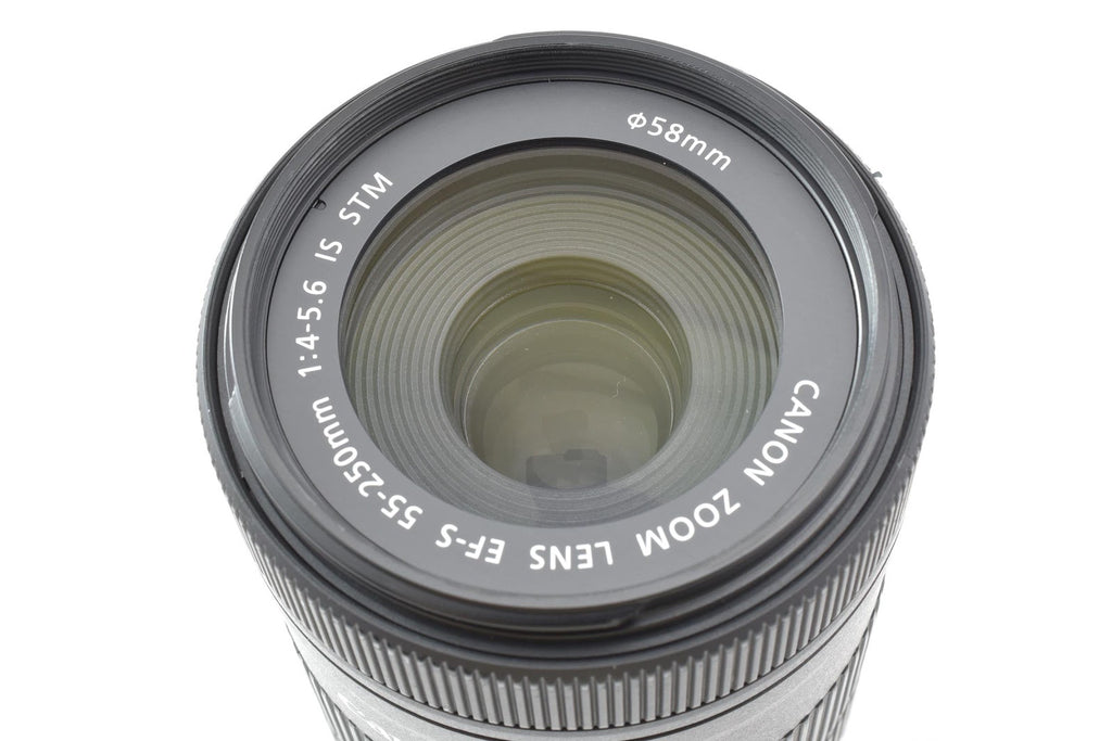 ★極上品★ キヤノン CANON EF-S 55-250mm F4-5.6 IS STM 望遠ズームレンズ ★ #9031