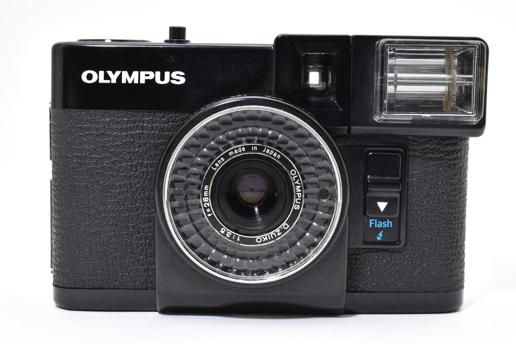 ★美品★ オリンパス Olympus PEN EF ブラック フィルムカメラ フラッシュ/赤ベロ OK ★ #8724