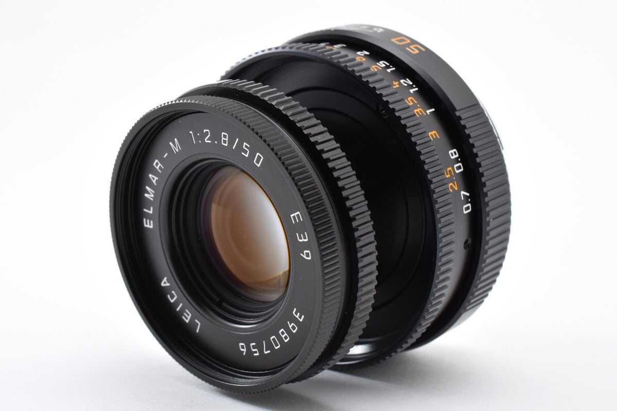 ★美品★ ライカ Leica ELMAR-M 50MM F2.8 E39 ブラック (沈胴式・最短0.7M) レンズ ★ #9284