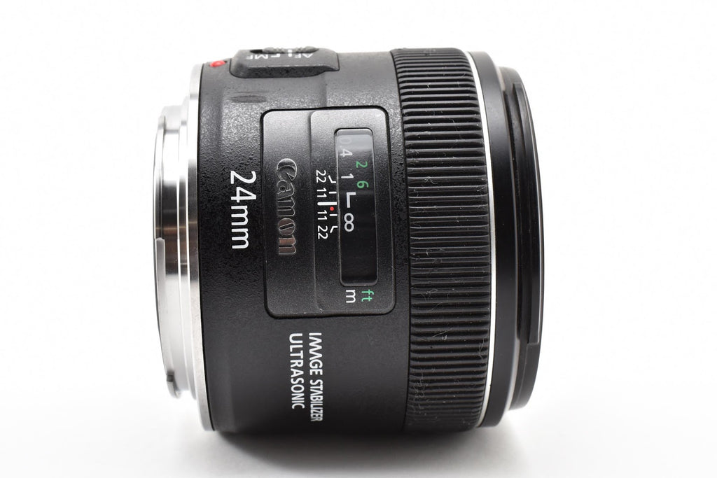 ★美品★ キャノン CANON EF24MM F2.8 IS USM 単焦点レンズ ★ #9440