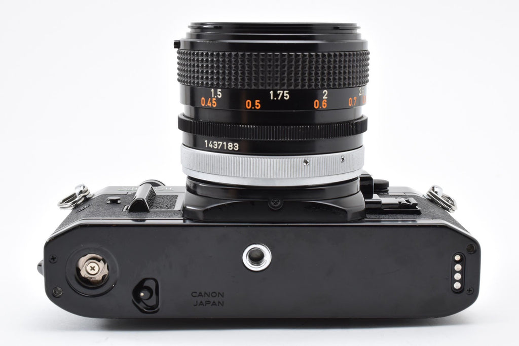 ★良品★ キヤノン CANON AE-1 PROGRAM ボディ ブラック FD 50mm f1.4 S.S.C フィルム一眼レフ ★ #9278