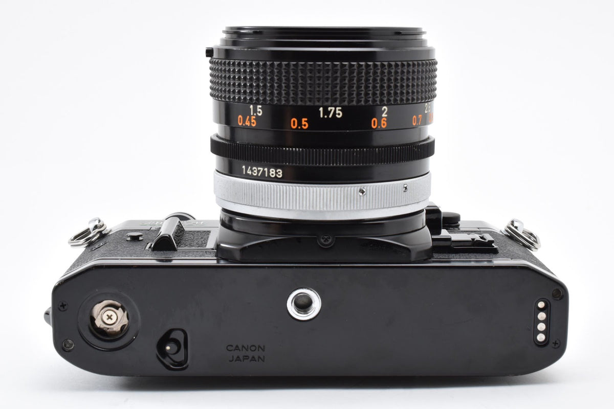 ★良品★ キヤノン CANON AE-1 PROGRAM ボディ ブラック FD 50mm f1.4 S.S.C フィルム一眼レフ ★ #9278