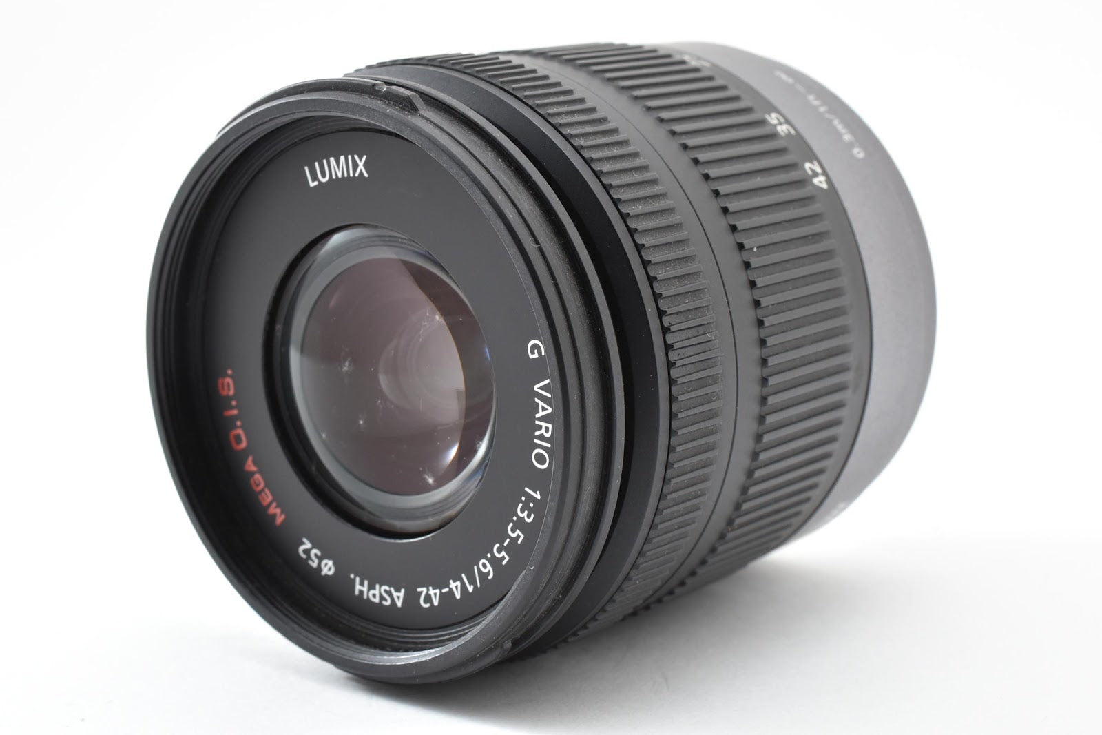 ★良品★ パナソニック Panasonic LUMIX G VARIO 14-42MM F3.5-5.6 ASPH./MEGA O.I.S. (H-FS014042) ★ #9049