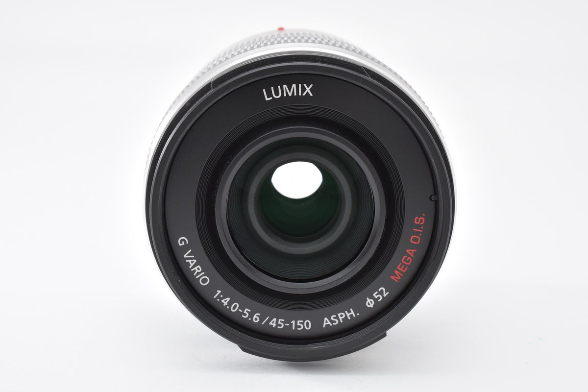 ★美品★ パナソニック Panasonic LUMIX G VARIO 45-150MM F4.0-5.6 ASPH./MEGA O.I.S. シルバー ズームレンズ ★ #9088