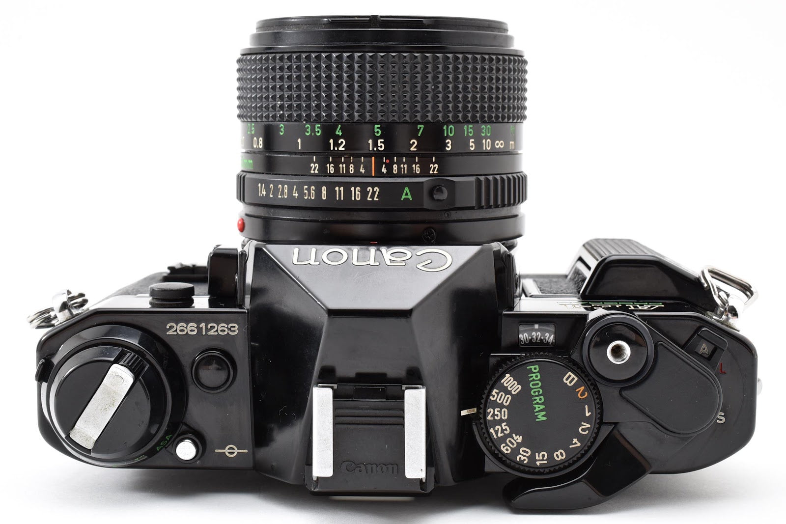 ★良品★ CANON CANON AE-1 PROGRAM ボディ NEW FD 50mm F1.4 ブラック シャッター鳴きなし★ #8951