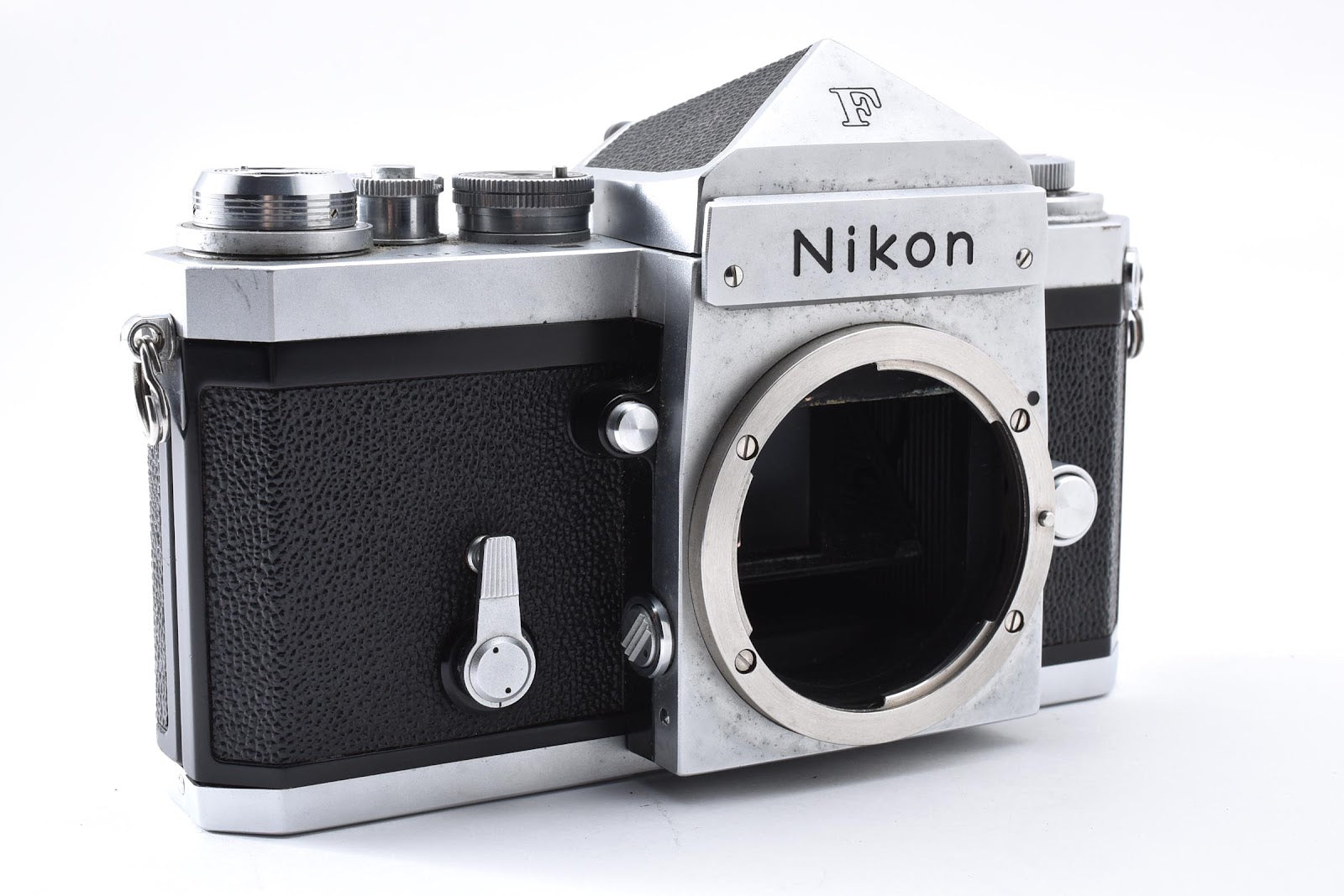 ★ ニコン Nikon F アイレベル シルバー ボディ 中期 フィルムカメラ ★ #8604