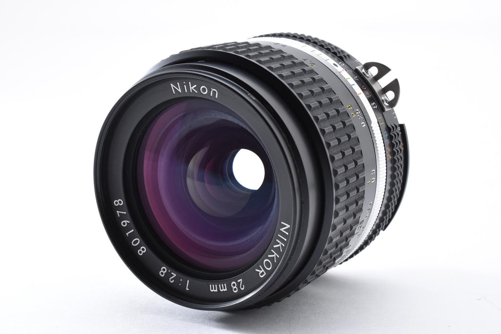 ★美品★ ニコン Nikon AI-S NIKKOR 28MM F2.8 単焦点レンズ フィルムカメラ用 美品 動作良好 光学クリア ★ #8950