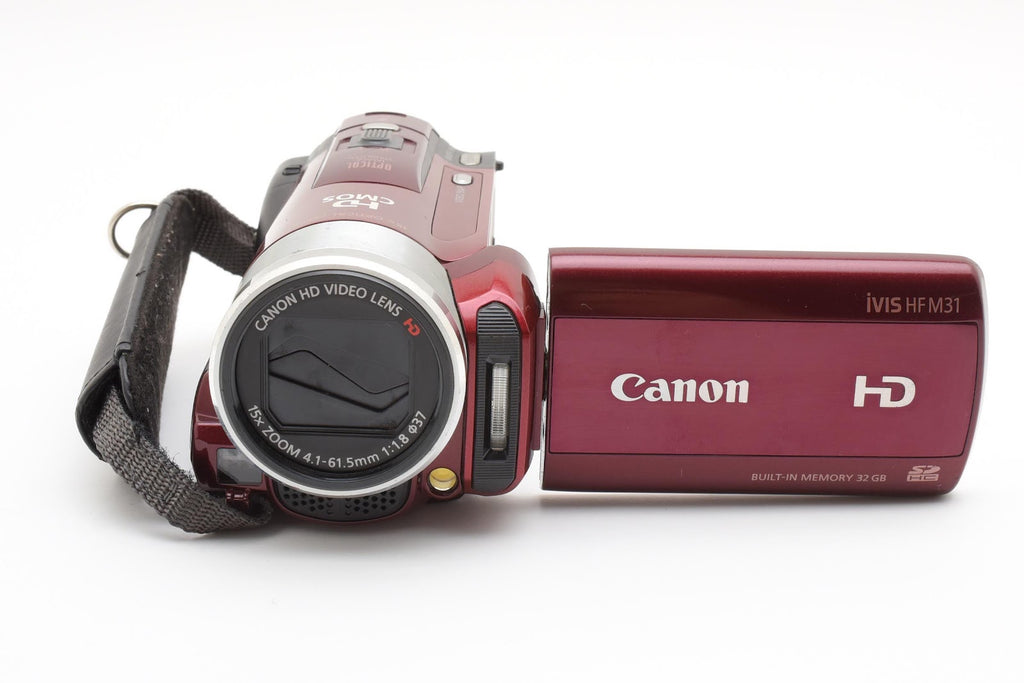 ★良品★ キャノン CANON IVIS HF M31 レッド デジタルビデオカメラ ★ #9202