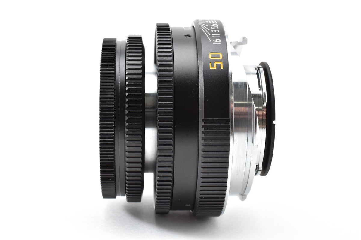 ★美品★ ライカ Leica ELMAR-M 50mm F2.8 E39 ブラック (沈胴式・最短0.7m) 387万台 第2世代 交換レンズ ★ #9116