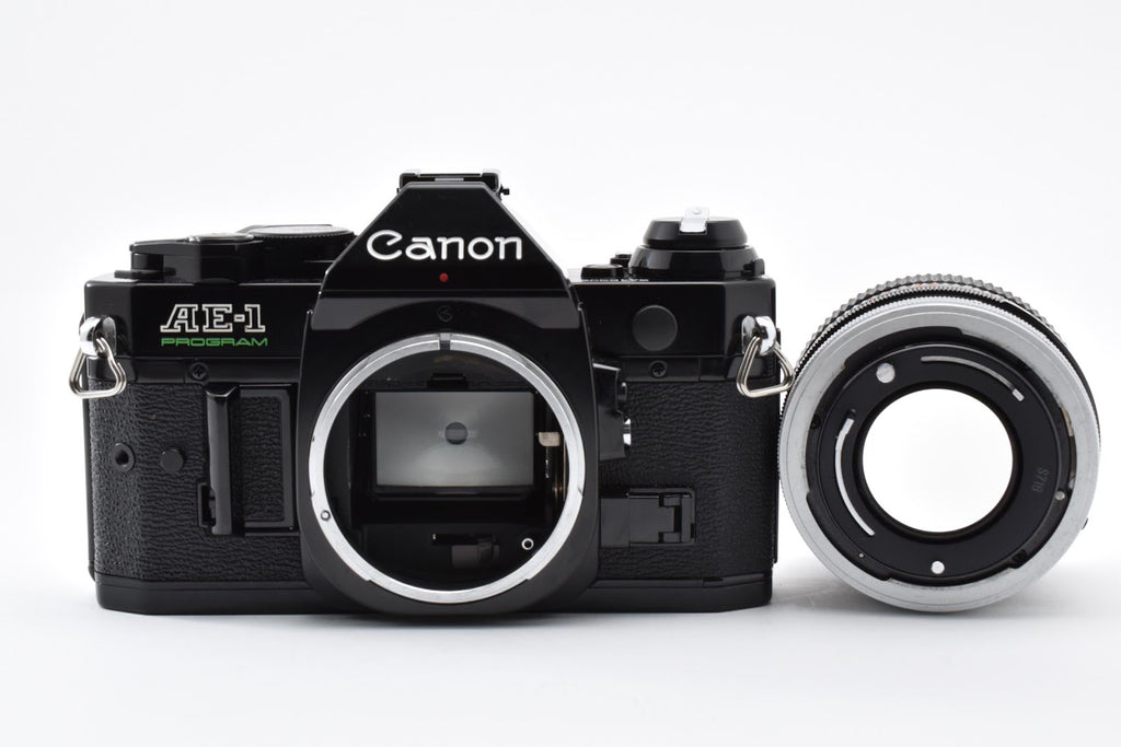 ★良品★ キヤノン CANON AE-1 PROGRAM ボディ ブラック FD 50mm f1.4 S.S.C フィルム一眼レフ ★ #9278