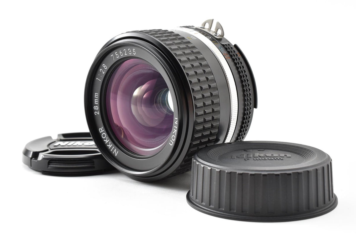 ★極上品★ ニコン Nikon AI-S NIKKOR 28MM F2.8 フィルムカメラレンズ 美品 ★ #9358