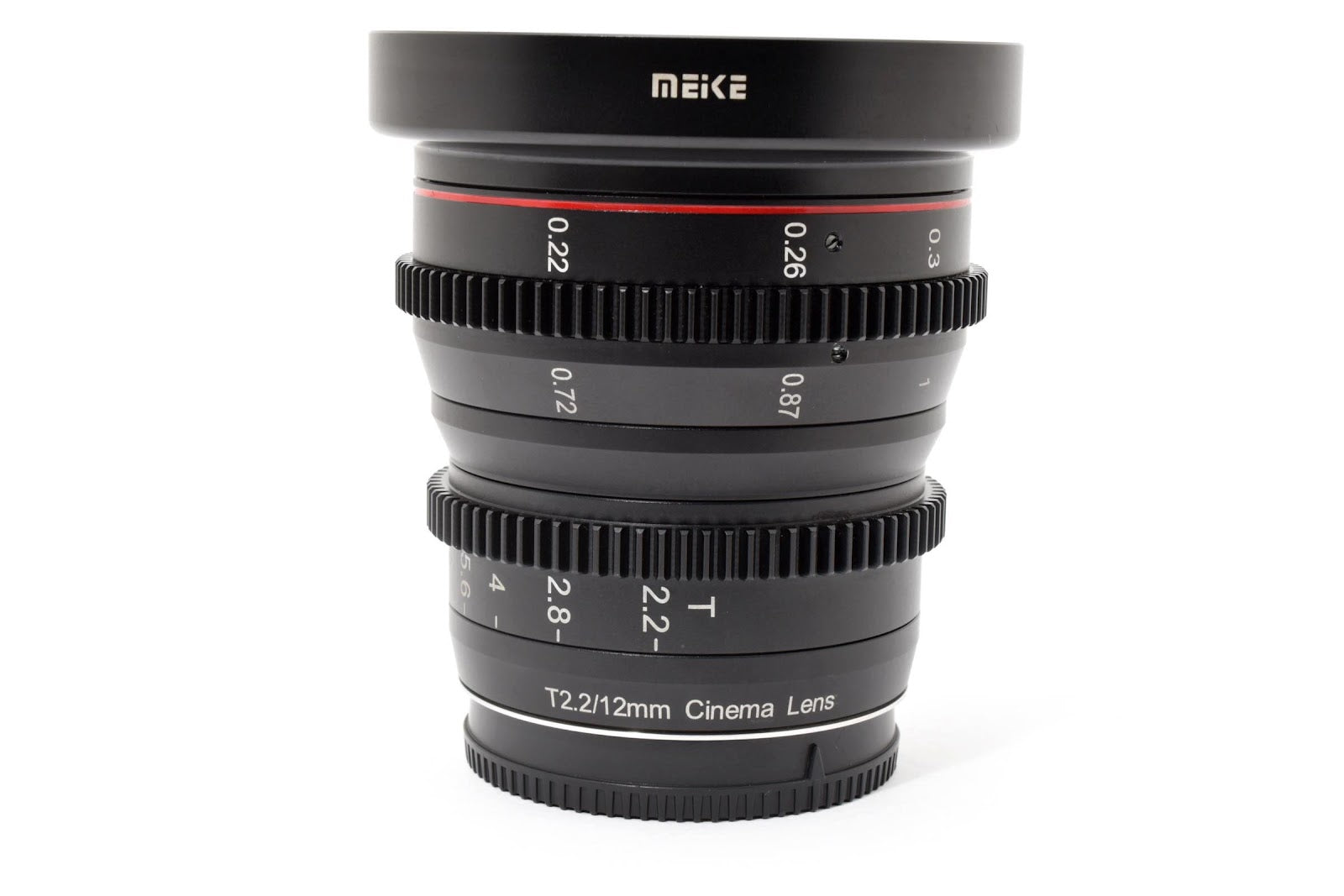★美品★ メイケ Meike MK-12MM T2.2 (マイクロフォーサーズ用) 純正ケース付き 交換レンズ 美品 ★ #8712