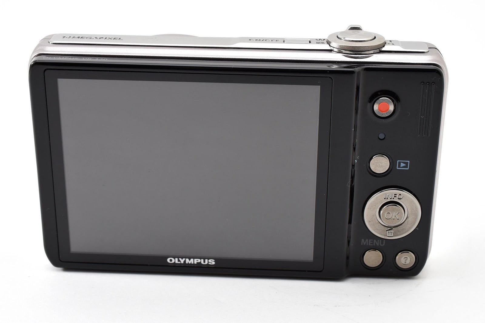 ★美品★ オリンパス Olympus OLYMPUS VR-320 シルバー デジタルカメラ ★ #8973