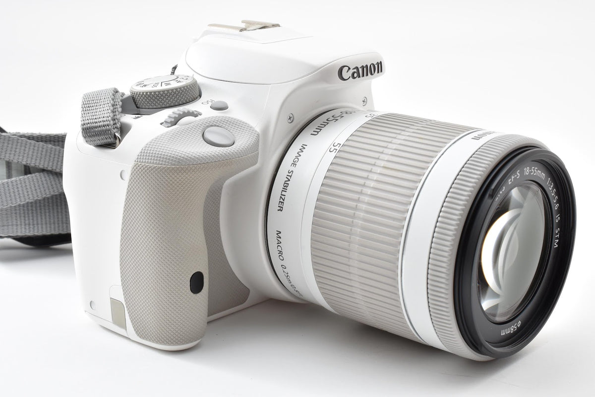 ★美品★ キヤノン CANON ショット数5390回 EOS KISS X7 18-55MM レンズセット ホワイト デジタル一眼レフ ★ #9194