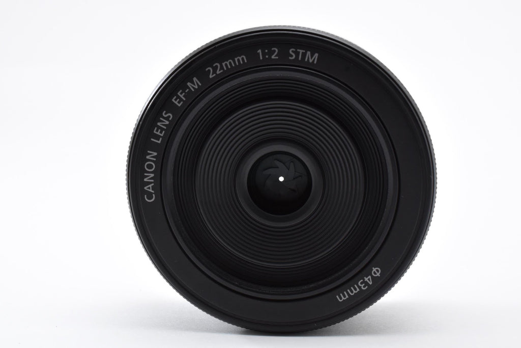 ★美品★ キヤノン CANON EF-M 22MM F2 STM ブラック 交換レンズ ★ #9286