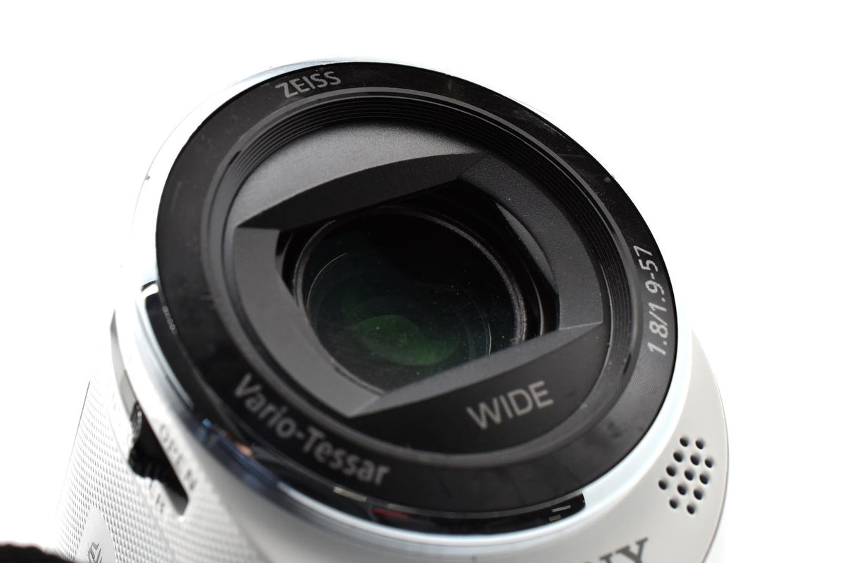 ★美品★ ソニー SONY HDR-CX470 W ホワイト デジタルビデオカメラ ハンディカム 動作OK ★ #9326