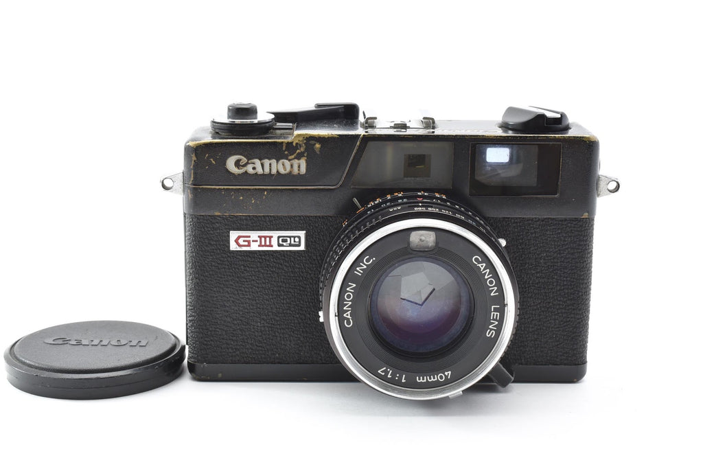 ★検品要★ キャノン CANON CANONET QL17 G-III ブラック フィルムカメラ ★ #9027
