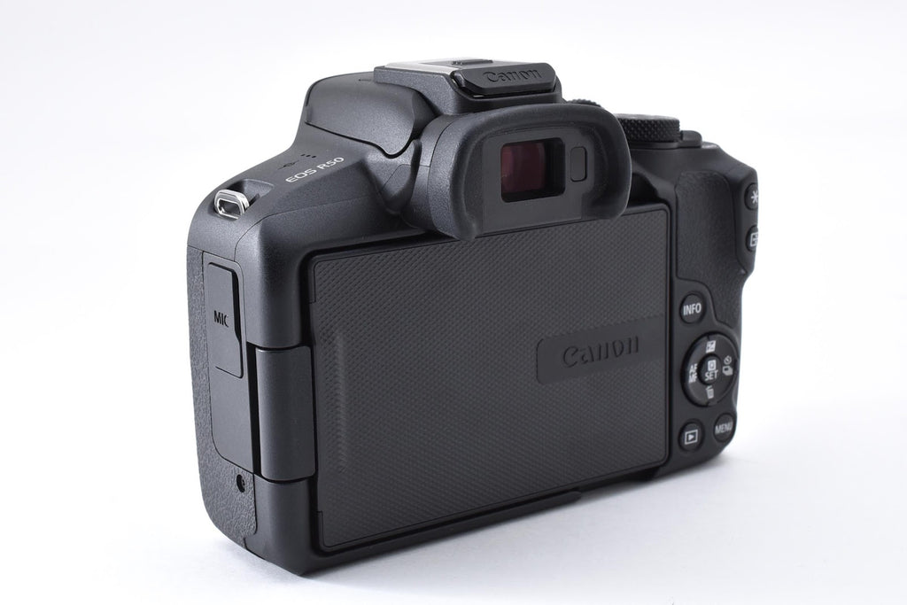 ★現状品★ キヤノン CANON EOS R50 ボディ ブラック ミラーレス一眼 液晶表示難あり 外観良好 ★ #8915