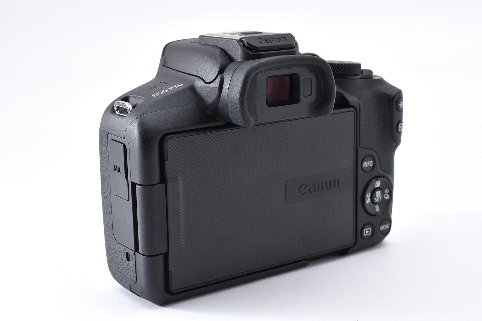 ★現状品★ キヤノン CANON EOS R50 ボディ ブラック ミラーレス一眼 液晶表示難あり 外観良好 ★ #8915